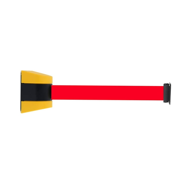 Almencla Ceinture Murale Rétractable Clôture Couloir Barrière de Contrôle de Foulée Extensible 4,8m