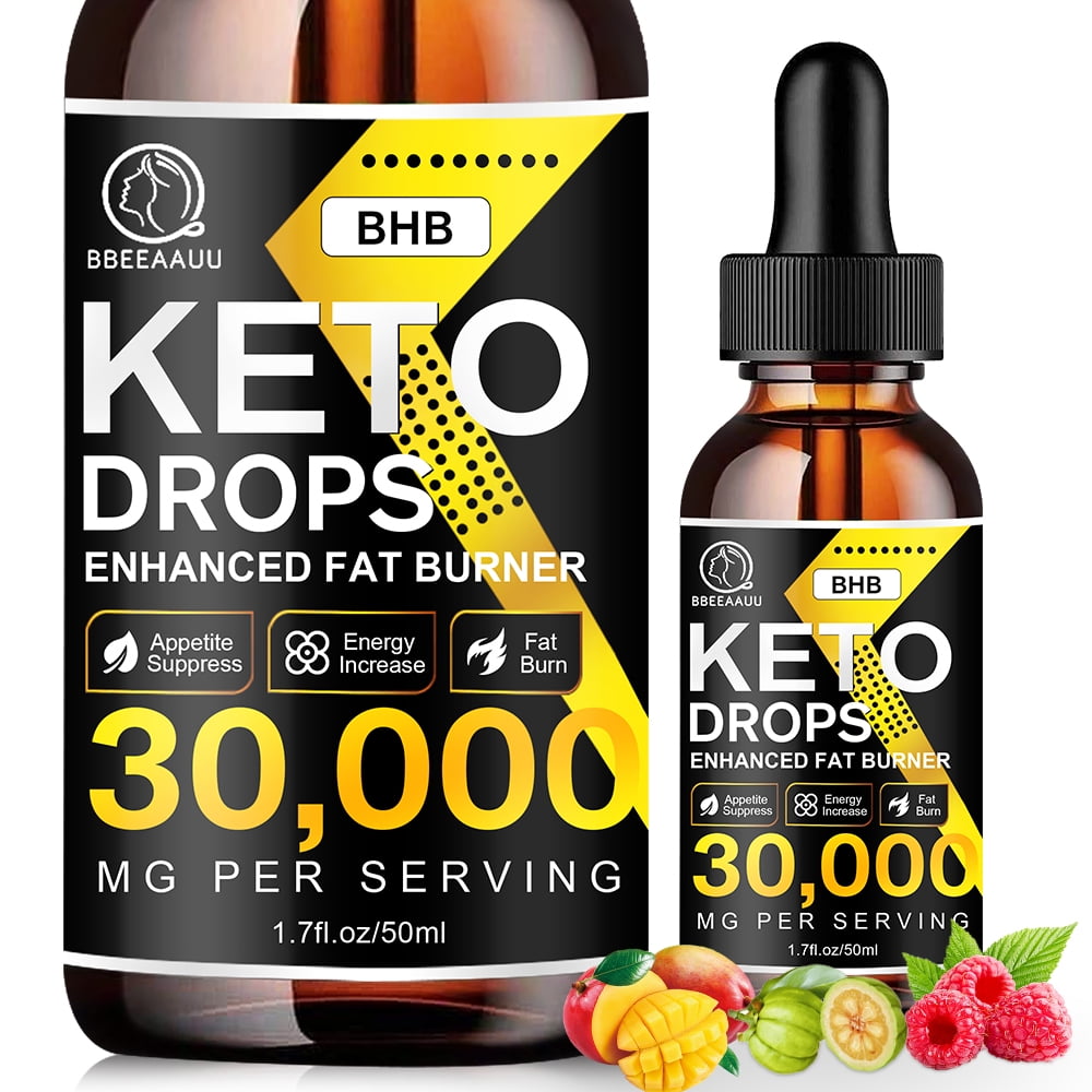 Bbeeaauu Keto Drops Supplement 50ml 30000mg for Weight Loss & Energy