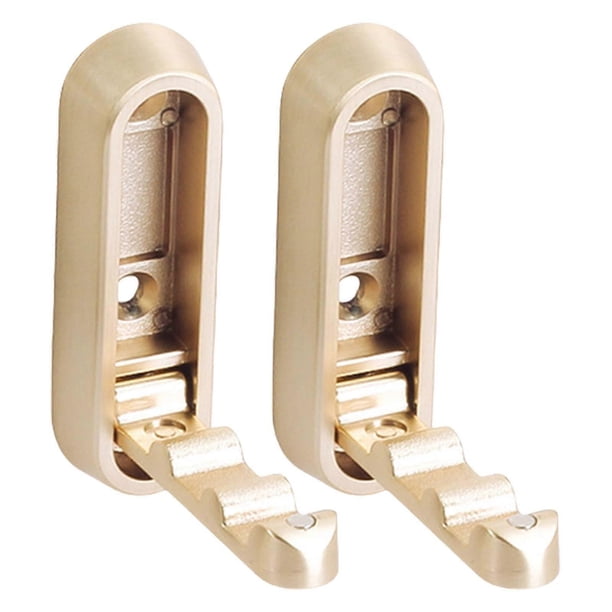 Foldable Wall Hangers Hanging Solution Contemporary Wall Hook Elegant Wall Mounted Hook 2pcs for Bathrooms & Kitchens pearl gray