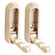 thumbnail image 1 of Foldable Wall Hangers Hanging Solution Contemporary Wall Hook Elegant Wall Mounted Hook 2pcs for Bathrooms & Kitchens pearl gray, 1 of 4