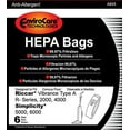 thumbnail image 3 of EnviroCare Technologies HEPA Bags Riccar Vibrance Type A R-Series, 2000, 4000, Simplicity 5000, 6000 Hepa Bags - 6 Bags, 3 of 3