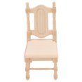 thumbnail image 2 of Miniature Chair Model, Decorative Birch Lightweight Dollhouse Armless Chair 1:12  For Kids, 2 of 8