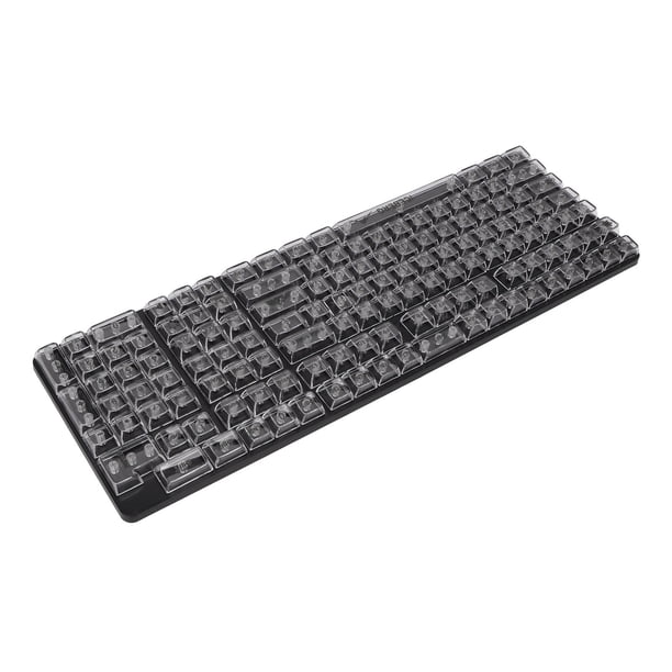 Teclas de Teclado Mecánico 132 Teclas Teclas de Teclado Mecánico Altura Transparente Ergonómico DIY Teclas Transparentes para 61 62 64 68 84 87 104 108 Teclas Teclado ANGGREK Otros