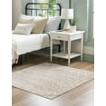 thumbnail image 3 of Rugs.com Bohemian Trellis Collection Rug – 6 Ft Square Sand Low Rug Perfect For Living Rooms, Kitchens, Entryways, 3 of 7
