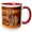 Red/White, variant on 3drose, Tanzania, Ngorongoro Conservation, Civet Wildlife-af45 Rbe0377 - Ralph H. Bendjebar, 11oz Two-tone Black Mug