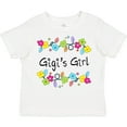 thumbnail image 3 of Inktastic Gigis Girl- bright flowers Girls Toddler T-Shirt, 3 of 5
