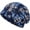 Sapphire Blue, variant on Lady Lace, Bonnet Bonnet with Flowers, Loose-Fitting Cap, Women's Fashion hat
