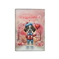 thumbnail image 2 of Happy Valentine’s Day Adorable German Shorthaired Pointer Puppy Holding Heart Balloon Travel Passport Wallet GSP Lover Dog Gift PU Leather Passport Holder Cover - 00030, 2 of 5