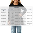 thumbnail image 4 of Lutiedan Toddler Girls Long Sleeve Tulle Peplum Tops Crew Neck Mesh Tutu Hem Shirts Casual Princess Flowy Shirts 0-3,Black, 4 of 5