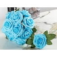 thumbnail image 4 of Sanmadrola Artificial Rose Artificial Flowers Foam Fake Roses with Stems for DIY Wedding Bouquets White Bridal Shower Centerpieces Arrangements Party Tables Decorations, 4 of 6