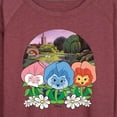 thumbnail image 3 of Disney - Alice in Wonderland - Flower Row - Women's Lightweight French Terry Long Sleeve Shirt, 3 of 5