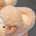 thumbnail image 4 of yboeqw Toddler Boys Girls Warm Plush Cotton Slippers Non Slip Kids Home Indoor Cute Baby Cozy Footwear Size 13, 4 of 6