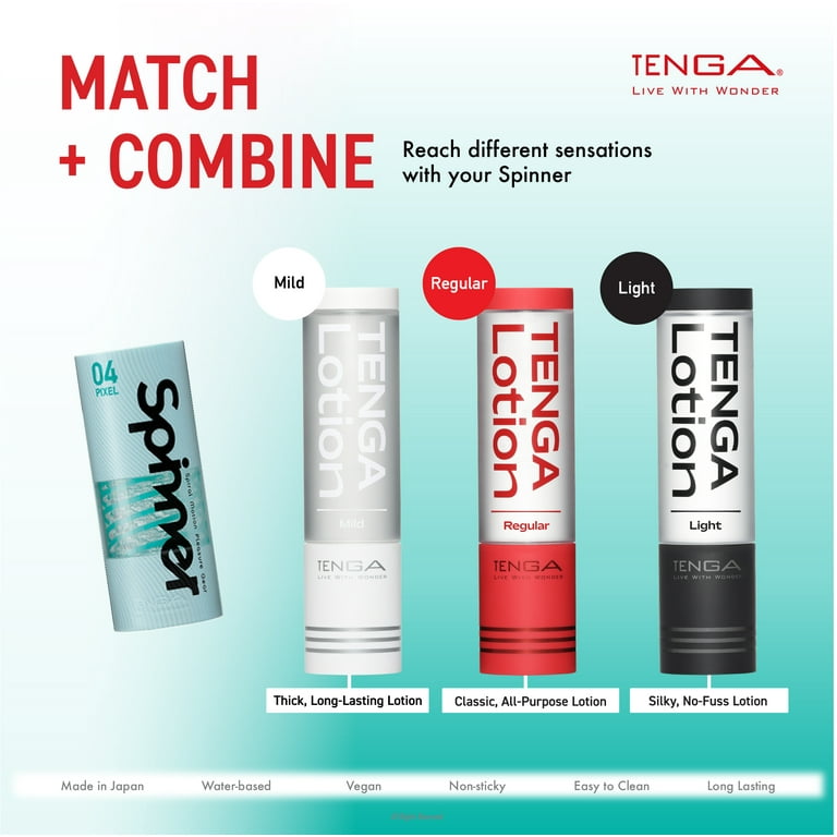 TENGA SPINNER 04 PIXEL Reusable Stroker Spinning Masturbator