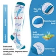 thumbnail image 7 of 6 Pairs Copper Compression Socks for Women & Men Circulation 15-20 mmhg - Better Blood Flow, Swelling, Best Support for Medical, Running, Nursing, 7 of 7