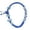 Blue, variant on Graduation Leis 2026 Ribbon Leis for Graduation Handmade Braided Necklace with Grad Letters (Gold One Size)