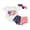 White, variant on Jxzom Infant Baby Girl 4th of July Outfit Newborn Romper Shorts Headband Set 3 6 9 12 18 Months Summer Bodysuit American Flag Clothes