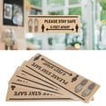 thumbnail image 4 of Warning Sticker, Non-Fading Waterproof Bright Colors Warning Decal, Distance Sign Decal, for Living Room Bedroom B003,B004,B006, 4 of 7