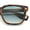 Tortoise - Green, variant on Gentlemanly Retro Fashion Vintage Vibe Horn Rim Rectangle Plastic Sunglasses Black - Blue