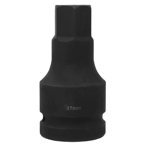 Enchufe de broca de impacto de 1 pulgada, alargador hexagonal 42, cromo molibdeno, accesorios de herramientas manuales a prueba de explosiones, enchufe de broca de impacto de 1 pulgada H27 VoborMX herramienta