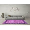 thumbnail image 3 of Ahgly Company Indoor Rectangle Oriental Purple Modern Area Rugs, 2' x 5', 3 of 4