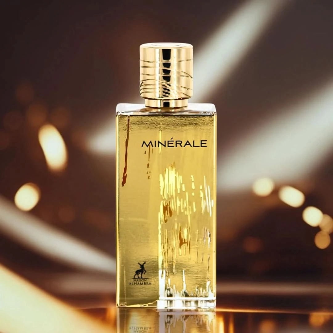 香水(男性用) Maison Alhambra Minerale Gold Maison Alhambra Unisex Minerale Gold EDP Spray 3.4 oz Fragrances