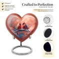 thumbnail image 3 of Cardinal Bird Small Keepsake Urn, Miniature Urns For Human Ashes, Tiny Urn For Men Ashes Adult, Funeral Urns For Ashes Adult Male, Decorative Memorial Urns, Portable Burial Urns 3 Inch, 1 Pc, 3 of 5