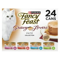 Purina Fancy Feast Gravy Lovers Pate Kitten Food, Wet Cat Food, Variety Pack, 3 oz Cans (24 Pack)