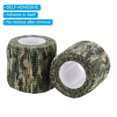thumbnail image 3 of 2in x 14.76ft Camo Tape Wrap, 4 Rolls of Self-Adhesive Camouflage Tape for Camera Flashlight, Grass, 3 of 6
