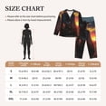 thumbnail image 4 of Honeii Sunset Western Cowgirl print Women's Pajama Sets Long Sleeve Button Down Sleepwear Nightwear Soft Pjs Lounge Sets-Medium, 4 of 7