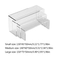 thumbnail image 5 of Yammee Display Stand Acrylic Shelf Riser Organizer Wallet Rackholder Book Handbag Riser, 5 of 9