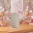 thumbnail image 6 of Jewelry Display Bust Necklace Easel Stand Chain Holder Elegant Beige Velvet for Business Decoration Gallery Showcase, 6 of 9