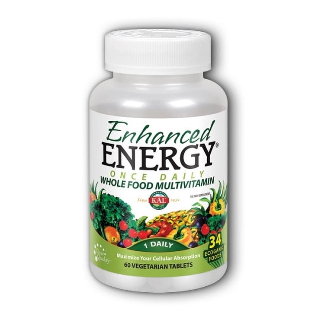 Suplemento multivitamínico Kal Enhanced Energy para alimentos integrales