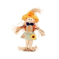 thumbnail image 2 of Scarecrow Fall Decor Garden Harvest Scarecrow Happy Halloween Decorations Small Scarecrow Autumn Ornaments Outdoor Thanksgiving Porch Yard Home Decor，Orange, 2 of 5