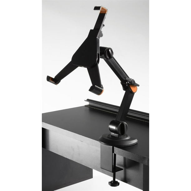 Tablet iPad and Android Desk Mount, Clamp, Articulating Arm and