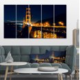 thumbnail image 1 of Golden Gate at Night - Sea Bridge Canvas Art Print, 1 of 3