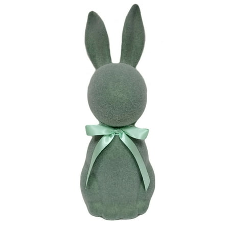 Easter Flocked Green Bunny Decor, 16 in, by Way To Celebrate