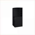 thumbnail image 2 of Corner Bar Cabinet with Wine Storage, Open Shelves & Hidden Storage | Modern Black | Particle Board, 2 of 8