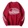thumbnail image 4 of Chandail en Molleton à Col Rond Imprimé Rugby Automne Hiver pour Hommes, Chaud et Confortable, Mode Sans Capuche, Chandail Décontracté, 4 of 4
