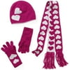 Dot Six-Piece Set of Gloves, Arm Warmers, Scarf and Beanie