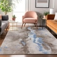 thumbnail image 7 of Addison Rugs Mayfield Premium Machine Washable Transitional Abstract Taupe Rectangle Rug, 10' x 14', 7 of 7