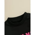thumbnail image 6 of FEORJGP Mommy and Me Matching Sweatshirts 0-2Y Toddler Letter Print Crew Neck Pullovers/Rompers Long Sleeve Tops Family Matching Clothes for Spring Fall, 6 of 9