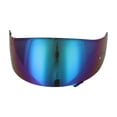 thumbnail image 3 of Cascos Cola Lente Visera Motocicleta Parabrisas Lente Premium Piezas resistentes Azul Cubierta facial, 3 of 8