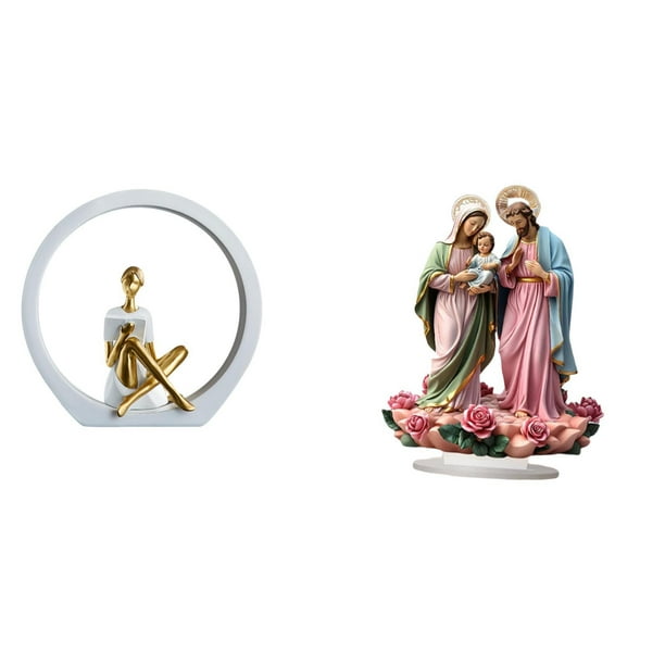 Figura De Niña, Estatua De Mujer, Centro De Mesa, Dormitorio, Regalo Para Lectores, Estantería, Escultura Abstracta De Granja, Decoración Versátil, Decoración De Escritorio, Bricolaje,