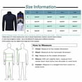 thumbnail image 4 of Cyglowse Men's Mock Turtleneck Thermal Shirts Long Sleeve Breathable Base Layer Lightweight Warm Winter Undershirt Tops Blue L, 4 of 4