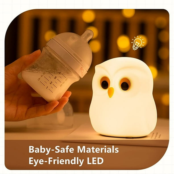 Veilleuse pour enfants, veilleuse hibou, lumière de chambre en