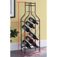 thumbnail image 4 of Pilaster Designs Lawton 12-bottle Transitional Metal Wine Rack in Pewter, 4 of 4