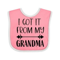 Inktastic I Got It from My Grandma Boys or Girls Baby Bib