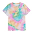 thumbnail image 5 of Ashirexll T-Shirts pour Filles à Manches Courtes Imprimés Col Rond Demi-Manches Haut pour Enfants Décontracté Polyvalent, 5 of 5