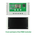 thumbnail image 4 of 30A 20A 10A Solar Charge Controller Solar Panel Lead Acid Battery Voltage 12V 24V Auto With LCD Dual USB 5V Output ,Widely Compatibility, 4 of 5
