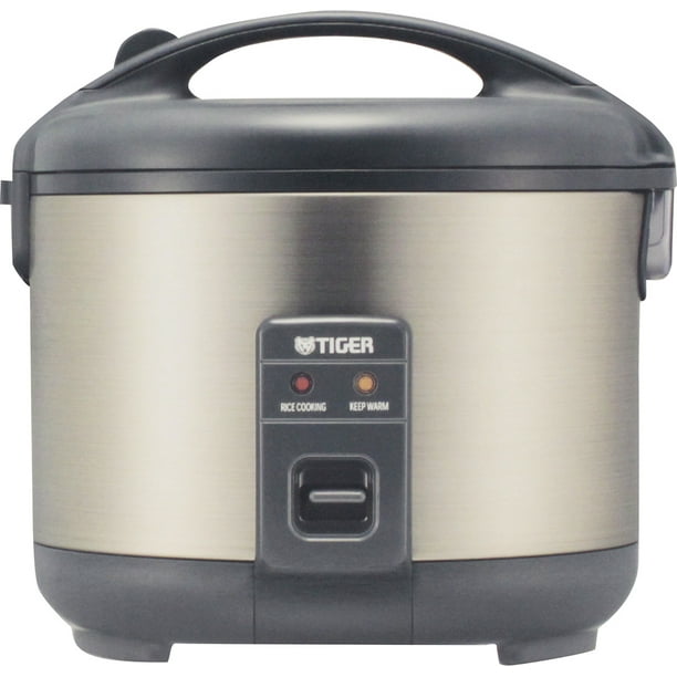 TIGER 5.5 CUP ELECTRIC RICE COOKER WARMER. KEEP WARM A MAXIMUM OF 12 HOURS. INCLUDES STEAM